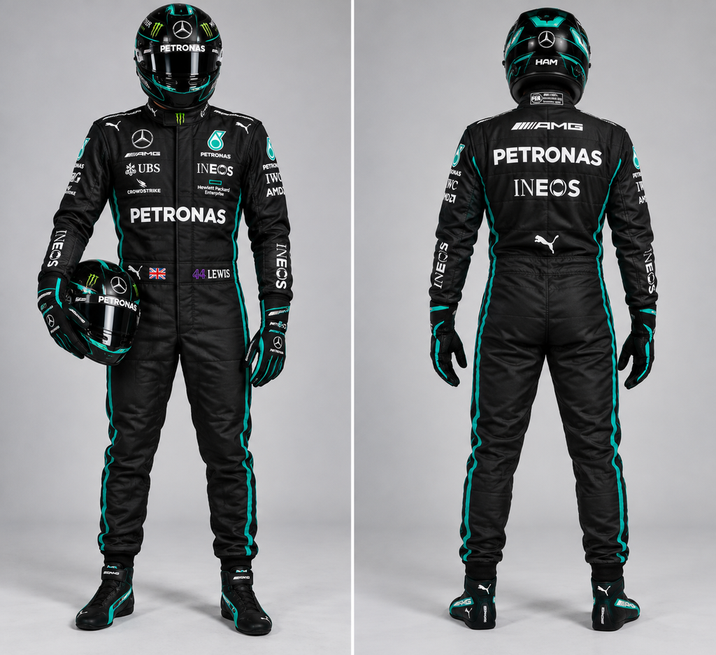 PETRONAS Style Go Kart Racing Gloves – Black & Teal PETRONAS Style(PKG-MD-001)