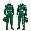 Aston Martin Inspired F1 Racing Suit – Custom Green Motorsport Race Suit