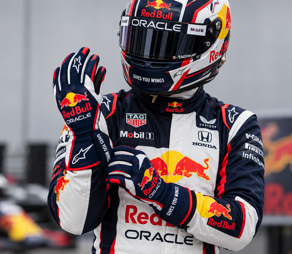 Red Bull Oracle Racing Gloves Kart Racing & Motorsport(PKG-003)