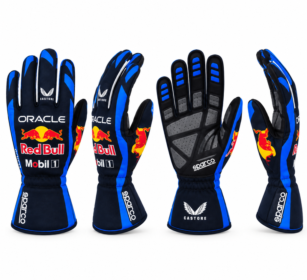 Red Bull Oracle Racing Gloves Kart Racing & Motorsport(PKG-004)