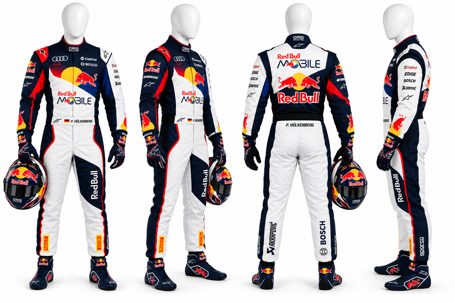 Red Bull Racing Inspired F1 Suit – Custom P. Hülkenberg Style Motorsport Race Suit