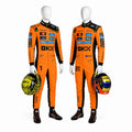 MacLaren 2026 Go Kart Racing Suit – Custom Racing Suit, Motorsport Racing Driver Suit, F1 Style Karting Suit