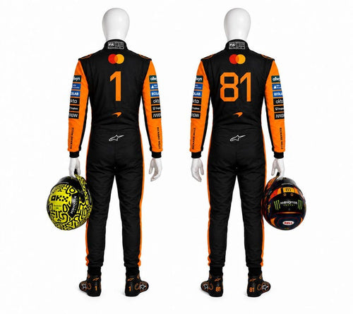 MacLaren 2026 Go Kart Racing Suit – Custom Racing Suit, Motorsport Racing Driver Suit, F1 Style Karting Suit
