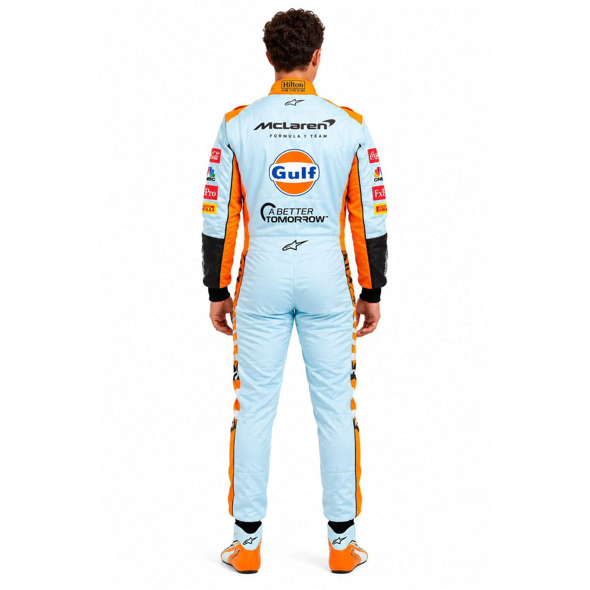 Lando Norris 2021 Monaco Racing Suit | McLaren Gulf  Go Kart Suit | Custom Motorsport Driver Suit | Professional Karting Racewear
