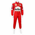 Michael Schumacher 2000 Racing Suit, Ferrari Marlboro Go Kart Suit, Custom Motorsport Driver Suit, Professional Karting Racewear