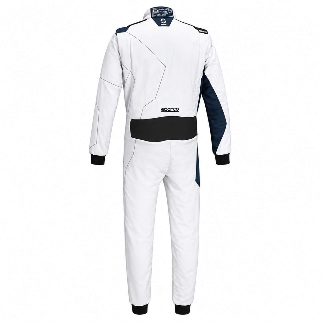 Sparco White Black Kart Racing Suit, Professional Go Kart Suit, Custom Motorsport Driver Suit, Racing Jumpsuit, 600D Cordura Racewear